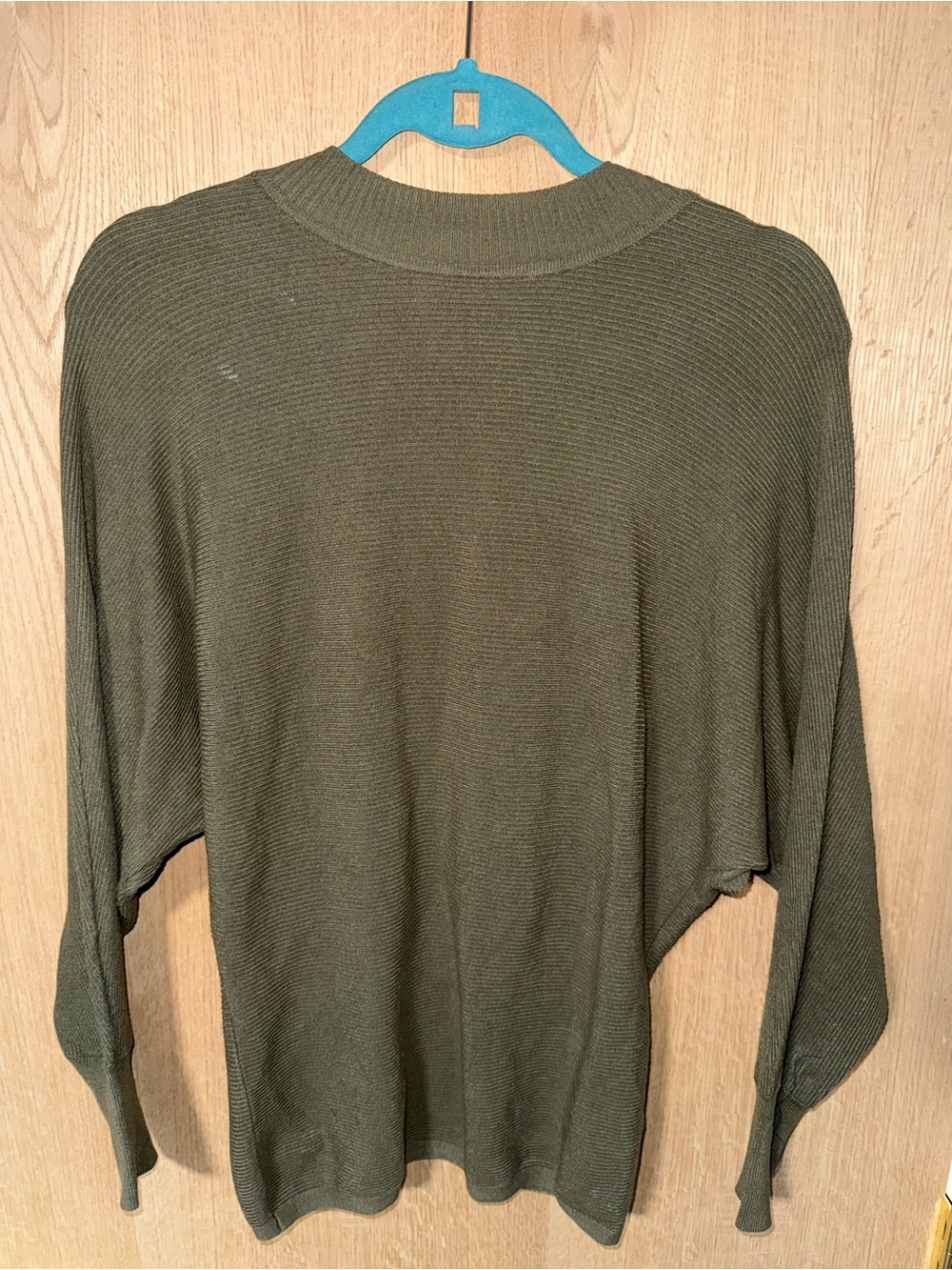 Primark Olive Green Ribbed Knit Sweater XS